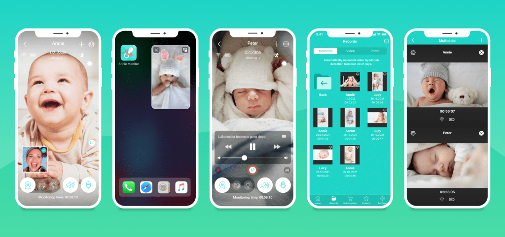 Annie Baby Monitor The most reliable baby monitoring app