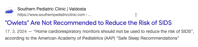 Why Do Pediatricians Not Recommend the Owlet Smart Sock — and What to Use Instead?