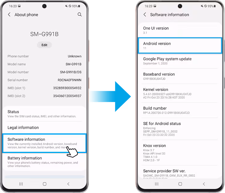Checking the minimum Android version for Annie Baby Monitor