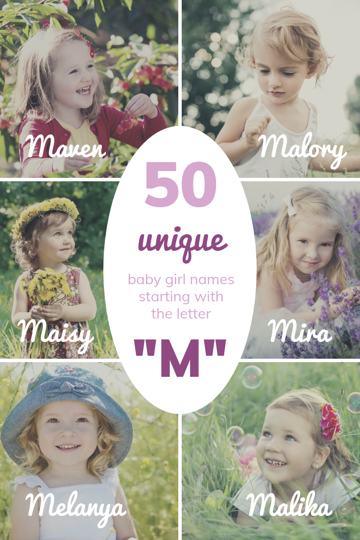 50 Unique Baby Girl Names Starting with the Letter "M"