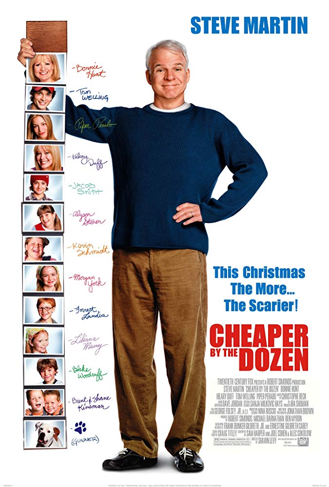 Movies about Parenting: Cheaper by the Dozen