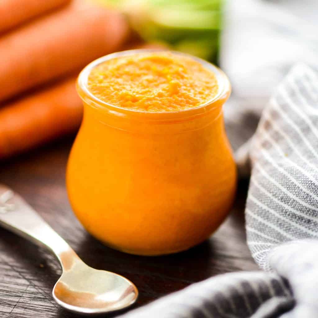 Carrot baby food recipe