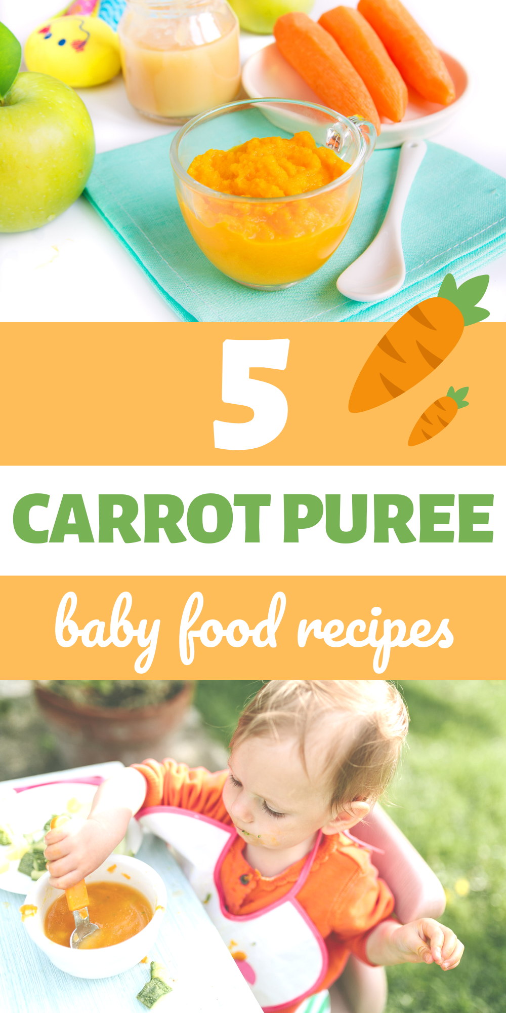 carrot puree baby food recipes