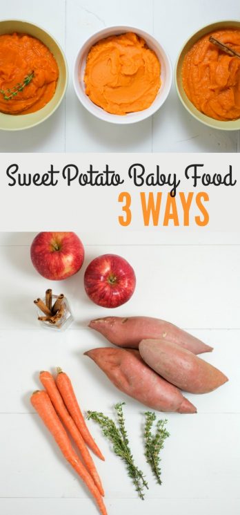 Baby Food Recipe: Sweet Potato with Apple or Carrot