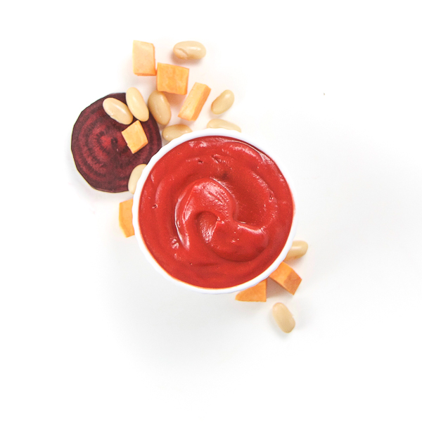 SWEET POTATO + WHITE BEANS AND BEETS BABY FOOD PUREE