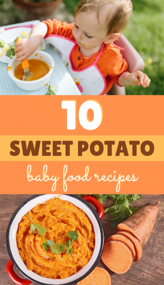 sweet potato baby food recipe, how to make baby food with sweet potato, baby puree recipe