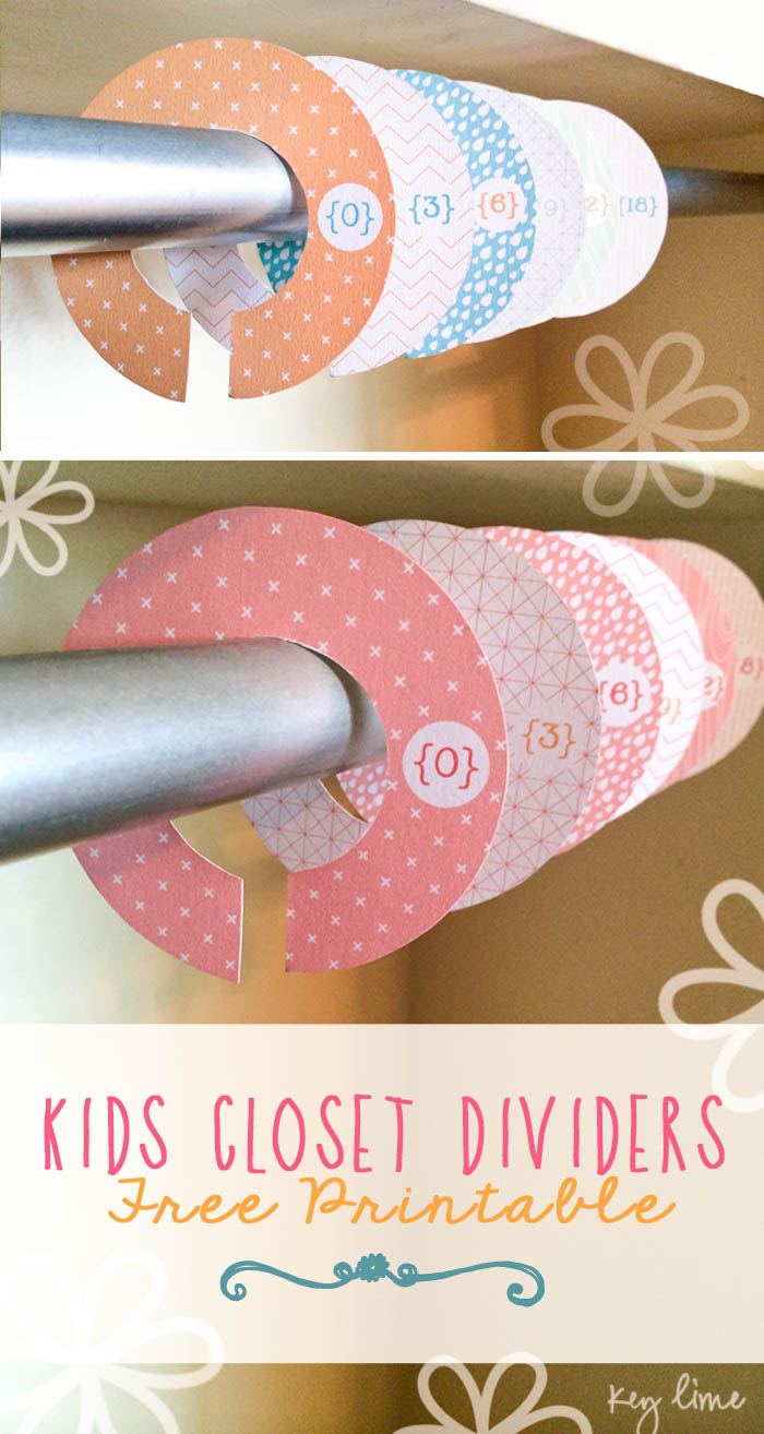 free kids closet dividers