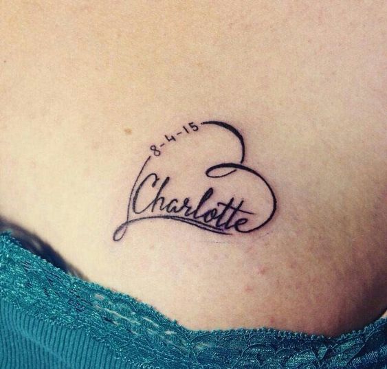 60 Amazing Kids Name Tattoos to Emphasize Your Bond  InkMatch