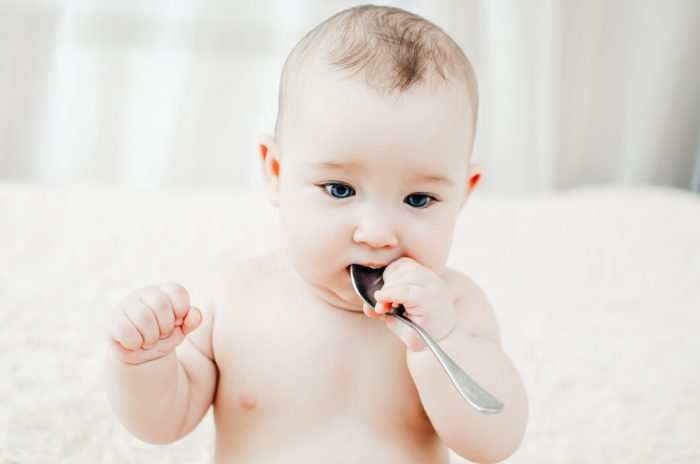 teething remedies chilled metal spoon