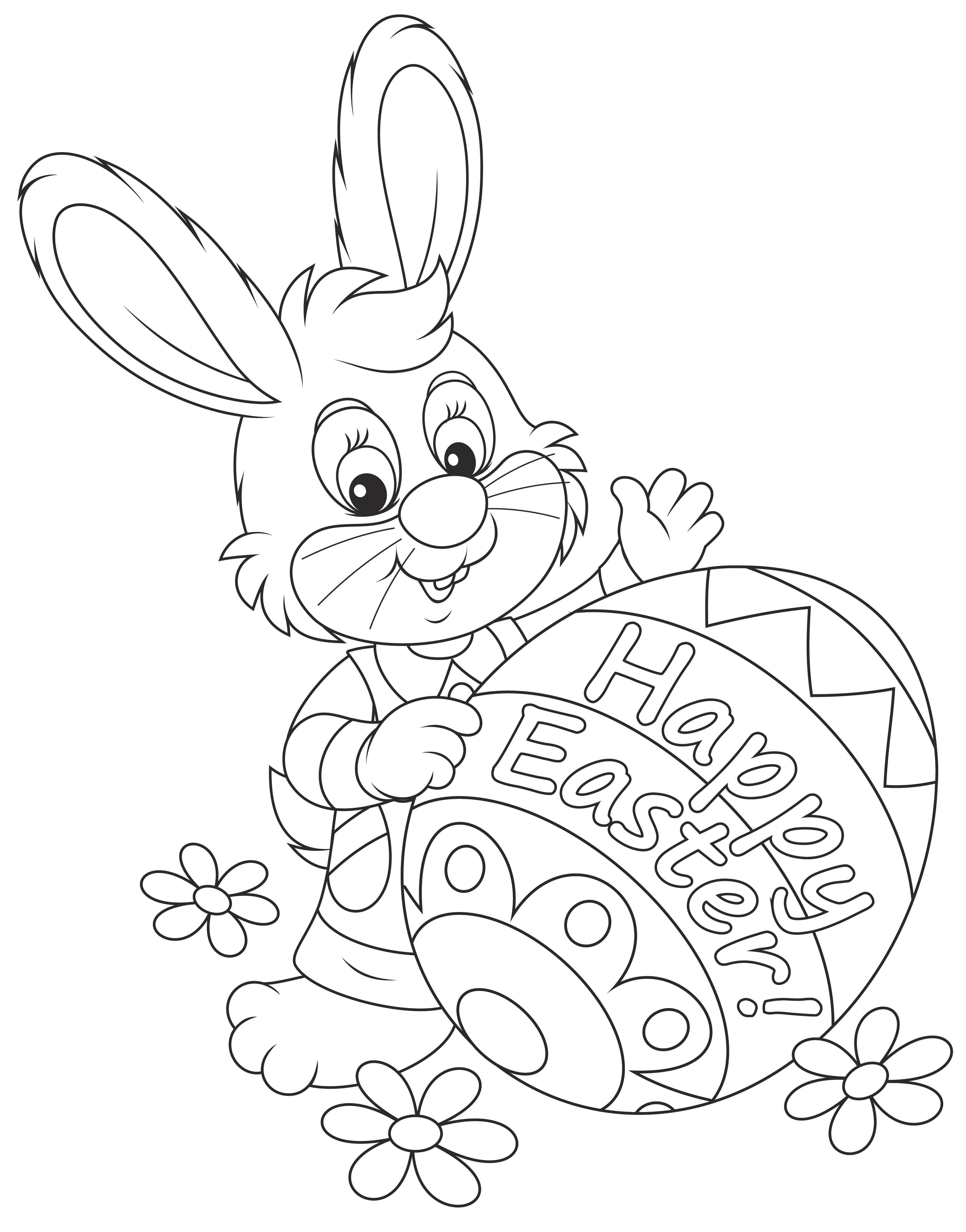 easter colouring pages free