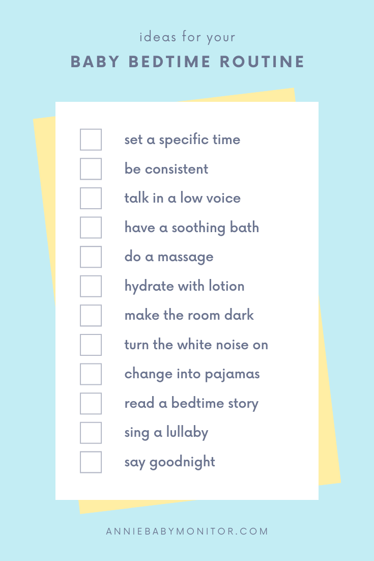 baby bedtime routine