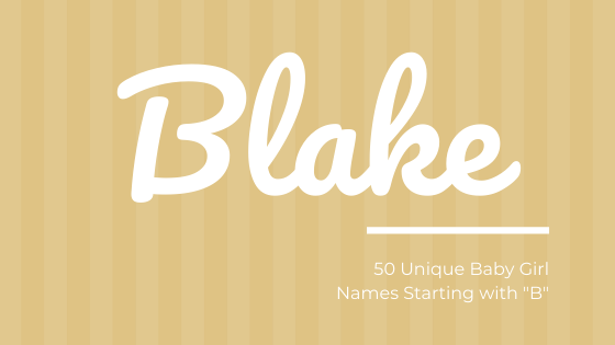 Top Baby Girl Names That Start With B