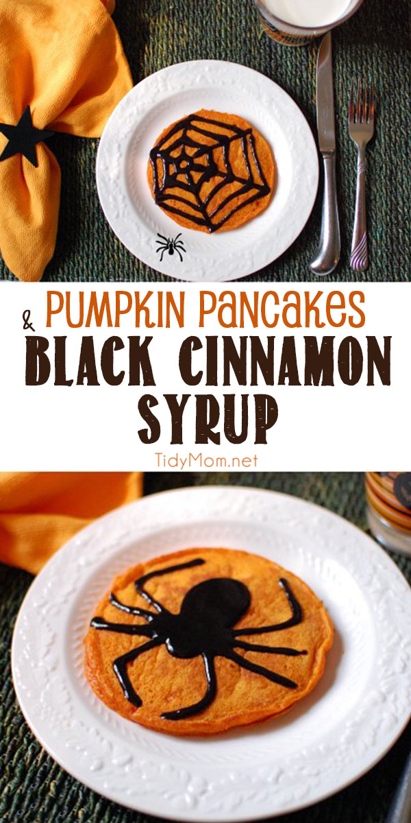 Halloween Pumpkin Pancakes